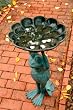 SPI Home 30409 Happy Frog Birdbath