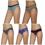 5 PACK: Ladies XOXO Sexy Hipster Stretch Brief Panties Underwear / Knickers - Multicolor (Size: M) 5 PACK: Ladies XOXO Sexy Hipster Stretch Brief Panties Underwear / Knickers - Multicolor (Size: M)