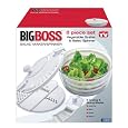 Big Boss Vegetable Grater and Salad Spinner, 8-Piece Set