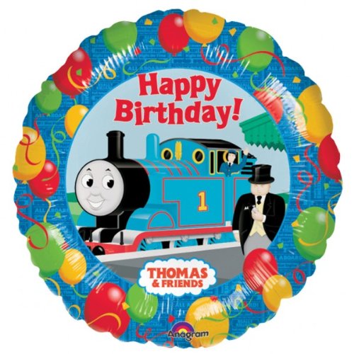 Thomas & Friends Happy Birthday Foil balloon, sold uninflated
