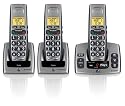 BT Freestyle 750 3 digital cordless handsets + Answering machine- Titanium Grey