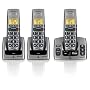 BT Freestyle 750 3 digital cordless handsets + Answering machine- Titanium Grey