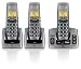 BT Freestyle 750 3 digital cordless handsets + Answering machine- Titanium Grey