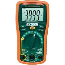 Extech EX330 Autoranging Mini Multimeter with Built In Thermometer with Type K Remote Probe
