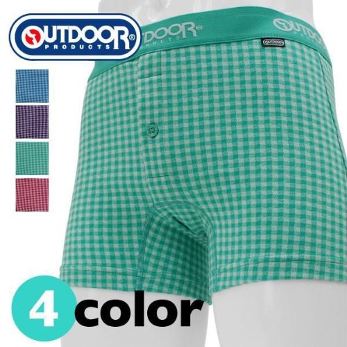 (アウトドアプロダクツ) OUTDOOR PRODUCTS ギンガムチェックボクサーパンツ