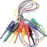 テイシン電機　ＩＣテストリード　５０ｃｍ　ＩＣクリップＳ両端付　4348401　TLA101
