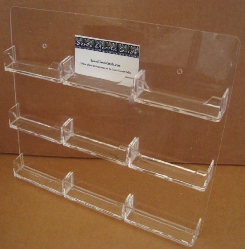 Detail image Amazon 9 Pocket Wall Mount Business Card Holder / Display
