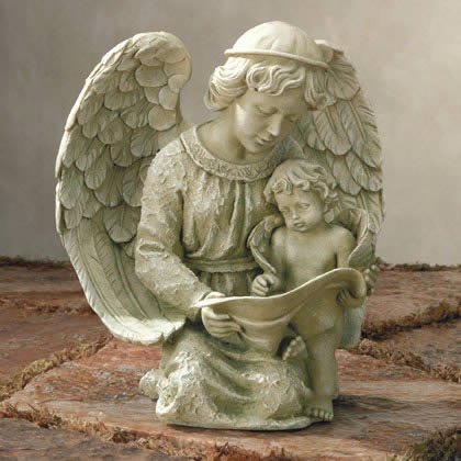 Angel Cherub Garden Statue Birdfeeder Bird Feeder Bath