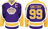 Los Angeles Kings NHL Jerseys Wayne Gretzky #99 Purple Jersey Size 60 / 2012 Stanley Cup Playoffs