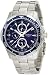 Armitron Men's 204677BLSV Stainless-Steel Multi-Function Blue Dial Sport Watch