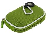 rooCASE Nylon Hard Shell (Green) Case with Memory Foam for Nikon Coolpix S52 Digital Camera Eco-Green