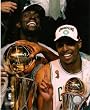 Kevin Garnett Paul Pierce w/Trophys Celtics 8x10 Photo