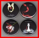 Twilight Book Covers Set of 4 - 2.25 Inch Magnets