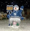 New York Yankees Team City Limits Snowman MLB Baseball Fan Shop Sports Team Merchandise