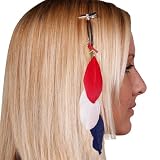 St. Louis Cardinals Team Color Feather Hair Clip