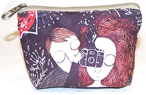 Cute Classic Floral Exquisite Buckle Coin Purse (Purple)