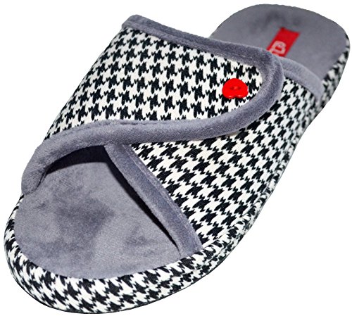 eZstep Women's Zoe Orthopedic Slippers Gray 10 US