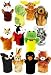PlushPups Set of 12 Woods Hand Puppets