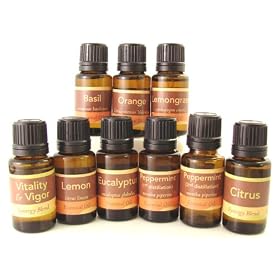 Organic Fusion Essential Oil 9 Pack, Invigorating
