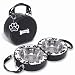 mudpie Pet Debossed Black Travel Kit with Feeding Bowls