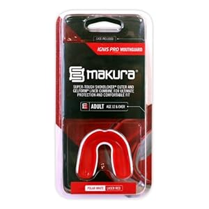 Makura Ignis Pro - Protector bucal blanco multicolor Talla:Adult