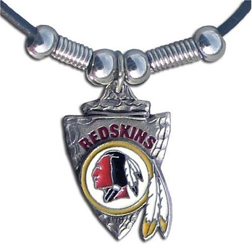 NFL Washington Redskins Leather Cord Necklace