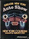 Greater New York Autoshow. New York Coliseum. January 26 - February 3, 1980. Official Program.