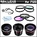 58mm Fisheye All In Lens Kit For Fuji FujiFilm HS20 EXR, HS30EXR, HS25EXR, X-E1, X-M1 HS50EXR Includes 0.21x Super Wide Angle Fisheye lens + .43x Wide Angle Lens + 2.2x Telephoto Lens + 3 PC Filter Kit (UV, CPL, FLD) + Close Up Kit +1 +2 +4 +10 + More