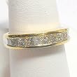 14K Yellow Gold Diamond Band