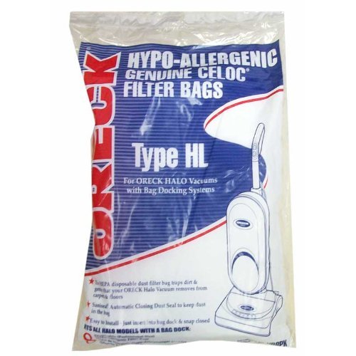 8 ORECK HL ORIGINAL VACUUM BAGS FOR HALO VACUUMS Thomas C. Foleyer