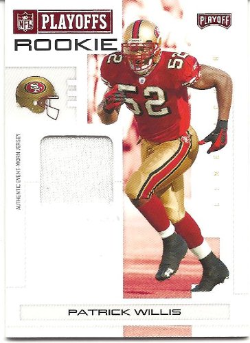 Patrick Willis 2007 Playoff NFL Playoffs Materials Jersey Card #125 010/100 San Francisco 49ers