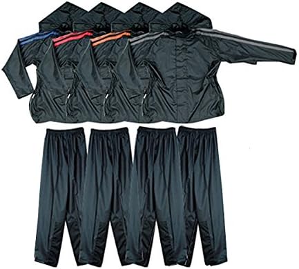 Motorcycle Rain Gear - Rain Suit with Hood RS5005 2XL Red