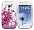 mumbi TPU Silikon Schutzh�lle Samsung Galaxy S3 mini H�lle rosa Kirschbl�ten Blumen