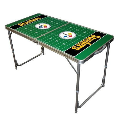 Tailgate Toss TTABLE-124 2 ft. x4 ft. Pittsburgh Steelers Tailgate Table