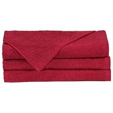 Towels by Doctor Joe Think Thick Dark Red 16" x 27" Super Absorbent Car Wash and Detailing Towel, Pack of 12