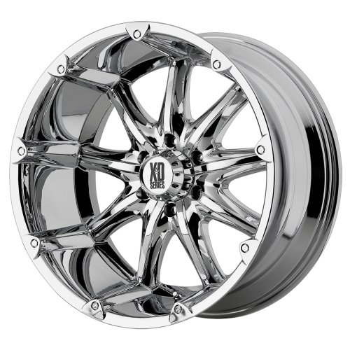22x11 KMC XD Badlands (Chrome) Wheels/Rims 8x170 (XD77922187244N)