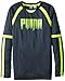 PUMA Boys' Long Sleeve Colorblock Tee