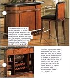 51%2BaBCb%2Bu%2BL. SL160  Home Bar Features Full Black Marble Top, Leather Trim +