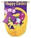 Happy Easter Basket Garden Size Applique Flag