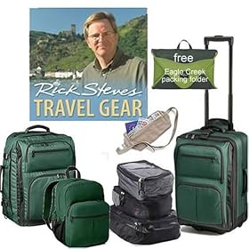 Rick Steves 5 Piece Travel Set with FREE Eagle Creek Pack-ItTM Folder