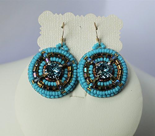 Blue Crystal Earrings