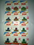 Nuk Replacement Spouts LATEX 12 Pack Variety Colors