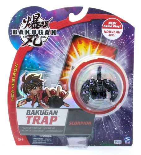 Bakugan Battle Brawlers New Vestroia Bakugan Trap - Scorpion (Black/Purple Color)