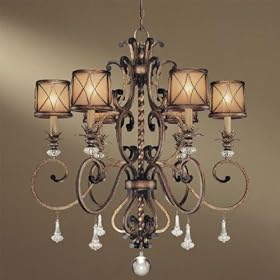 Minka 4757-206 6 Light Chandelier, Aston Court Bronze by Minka