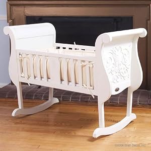 Chelsea Cradle by Bratt Decor - White by Bratt Decor