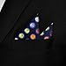 Shlax&Wing Polka Dots Multicolor Navy Dark Blue Hanky Mens Neckties