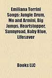 Emiliana Torrini Songs: Jungle Drum, Me and Armini, Big Jumps, Heartstopper, Sunnyroad, Baby Blue, Lifesaver-