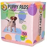 Best Pet Supplies 50-Piece Puppy Pads, Pink