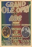 Johnny Cash - Bob Dylan Concert Poster (1969) Grand Ole Opry Nashville, TN (14 x 22 Inches - 36cm x 56cm)