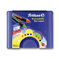 Pelikan 723155 - Wachsmalstifte mit Schiebeh�lse 10er